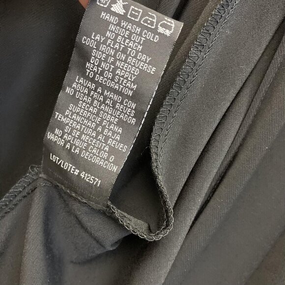 R&M Richards Maxi Dress Gown Womens 10 Black Formal Halter Keyhole Lace Stretch - Picture 6 of 16